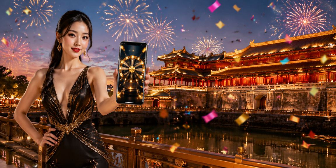 Người dùng Huế tham gia sự kiện rút thăm may mắn và kiểm tra ứng dụng cá cược trong lễ hội